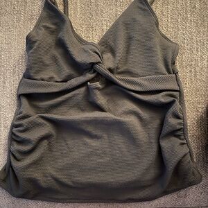 Old Navy Maternity Twist-Front Cutout Nursing Tankini Swim Top